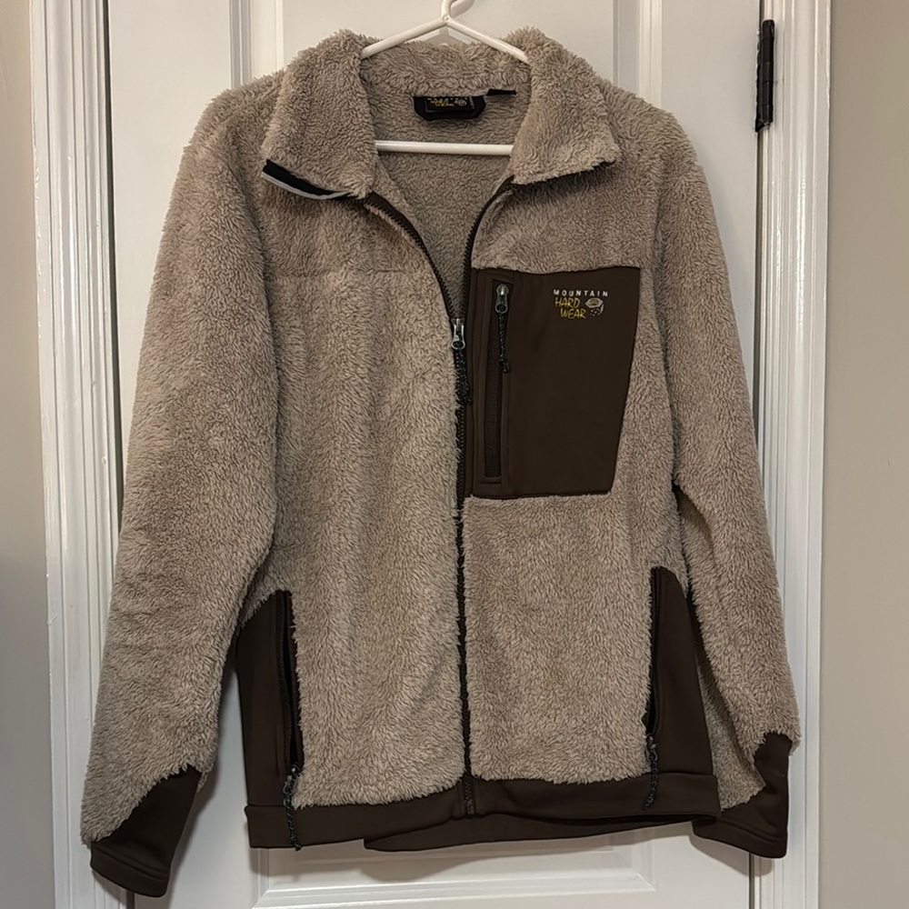 Mountain Hardwear Beige Fleece Jacket